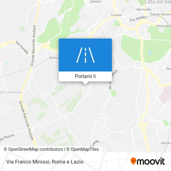 Mappa Via Franco Minissi