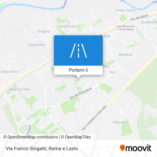 Mappa Via Franco Sirigatti