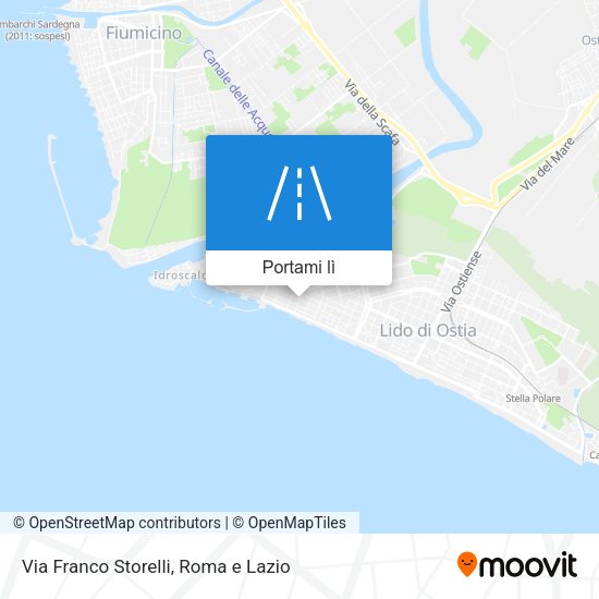 Mappa Via Franco Storelli