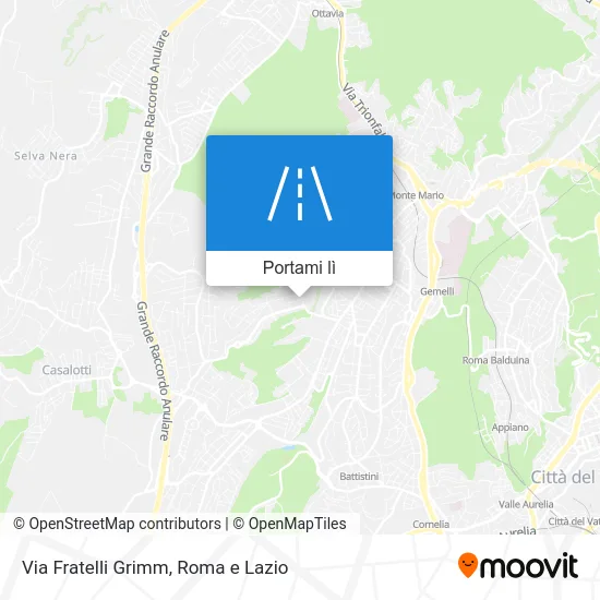 Mappa Via Fratelli Grimm