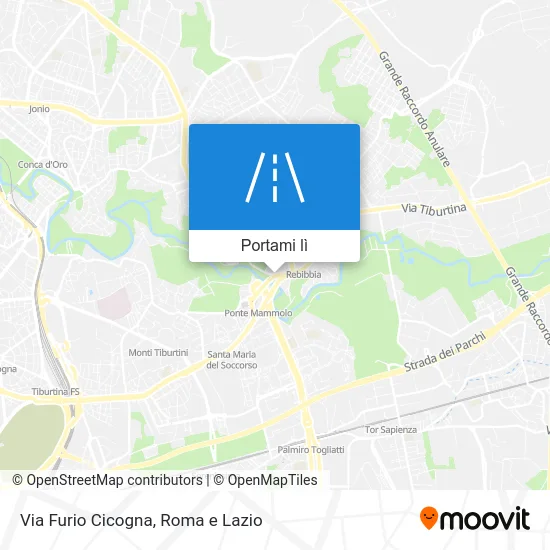 Mappa Via Furio Cicogna