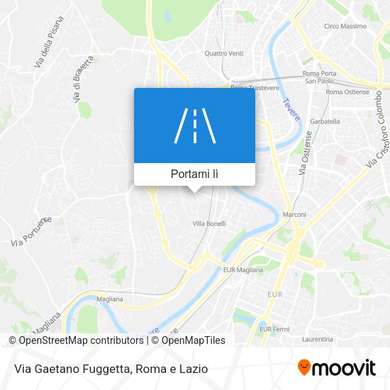 Mappa Via Gaetano Fuggetta
