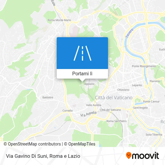 Mappa Via Gavino Di Suni