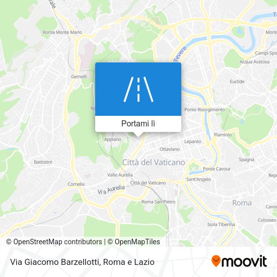 Mappa Via Giacomo Barzellotti