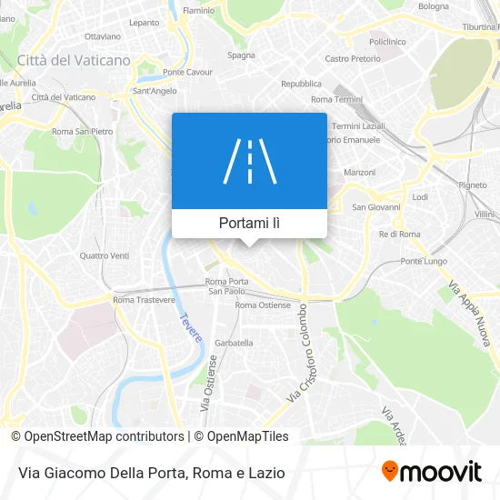 Mappa Via Giacomo Della Porta