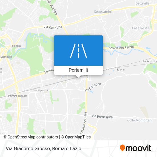 Mappa Via Giacomo Grosso