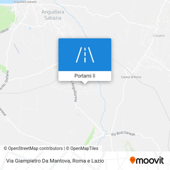 Mappa Via Giampietro Da Mantova