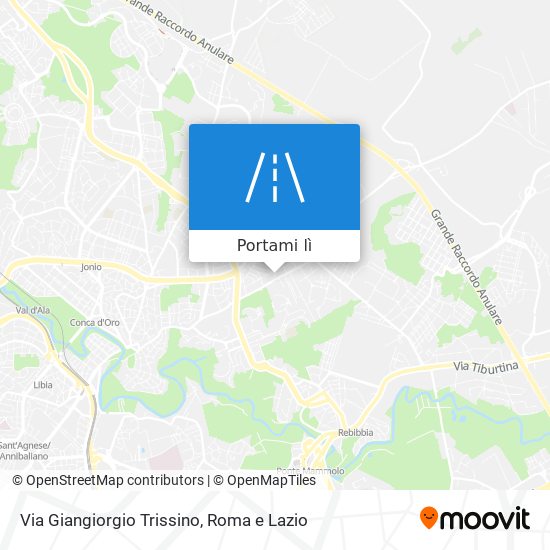 Mappa Via Giangiorgio Trissino