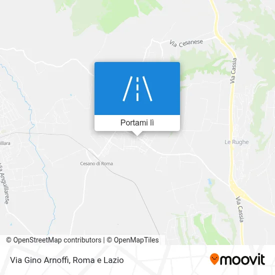 Mappa Via Gino Arnoffi