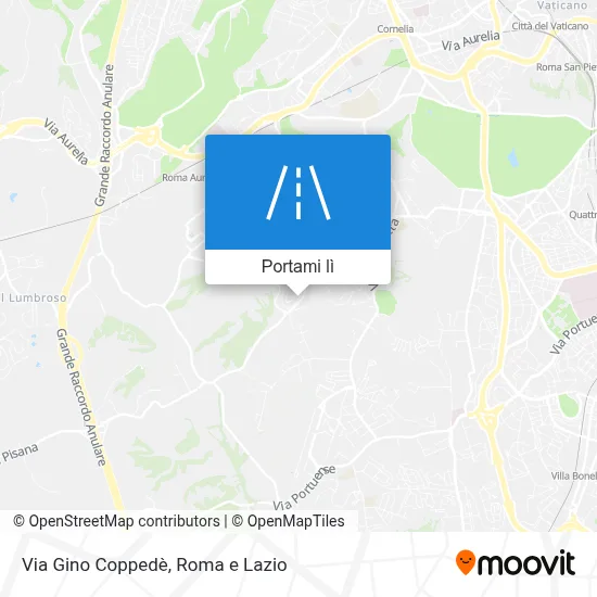 Mappa Via Gino Coppedè