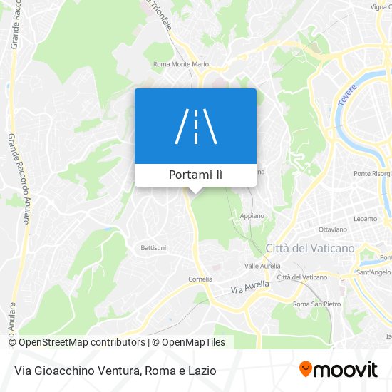Mappa Via Gioacchino Ventura