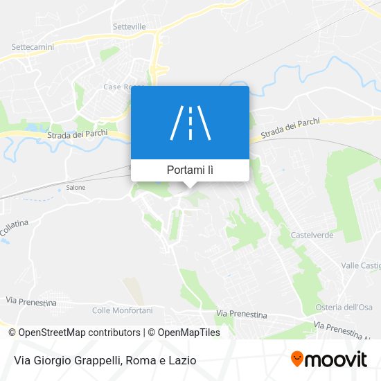 Mappa Via Giorgio Grappelli
