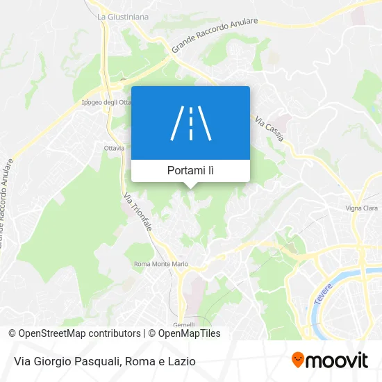 Mappa Via Giorgio Pasquali