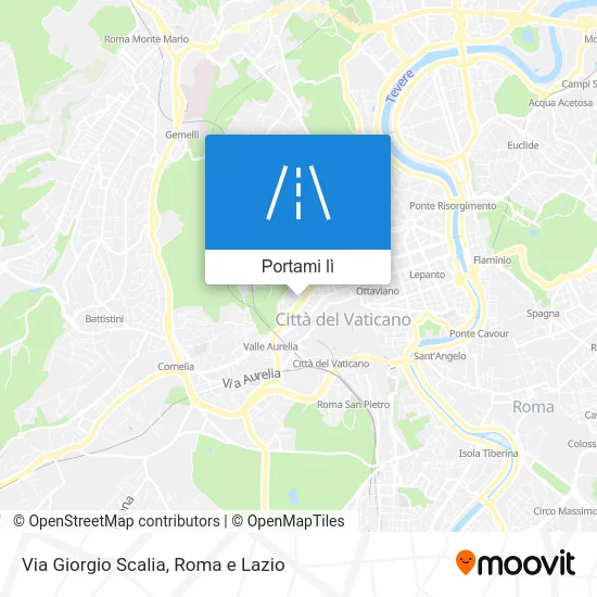 Mappa Via Giorgio Scalia