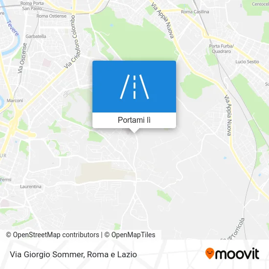 Mappa Via Giorgio Sommer