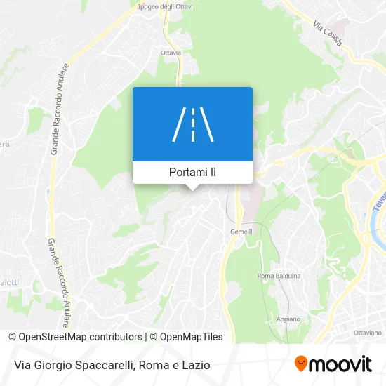 Mappa Via Giorgio Spaccarelli