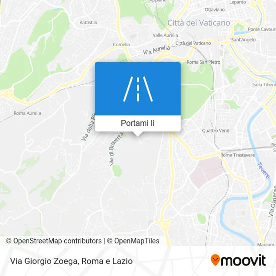 Mappa Via Giorgio Zoega