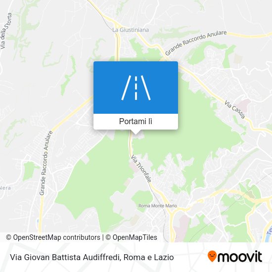 Mappa Via Giovan Battista Audiffredi