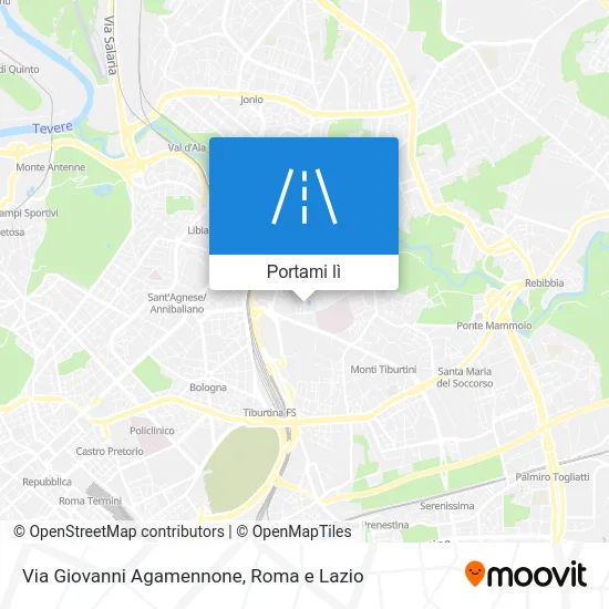 Mappa Via Giovanni Agamennone