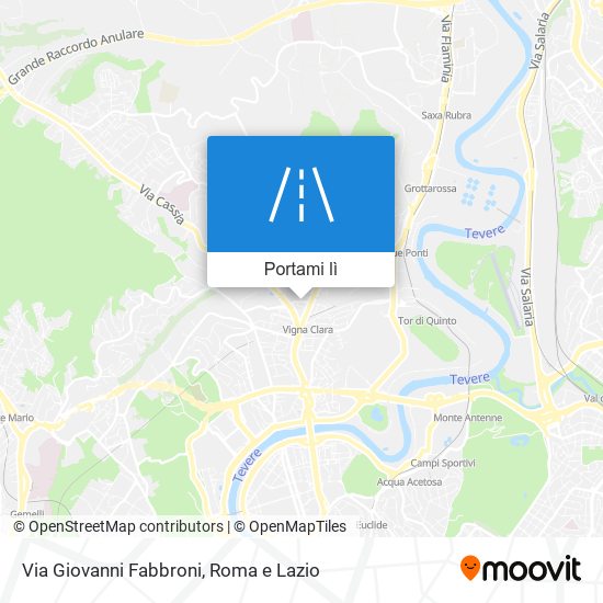Mappa Via Giovanni Fabbroni