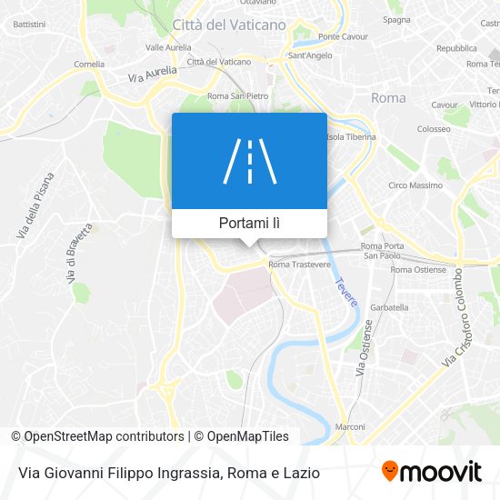 Mappa Via Giovanni Filippo Ingrassia