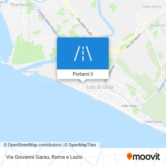 Mappa Via Giovanni Garau