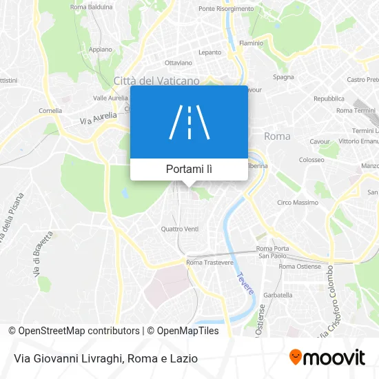 Mappa Via Giovanni Livraghi