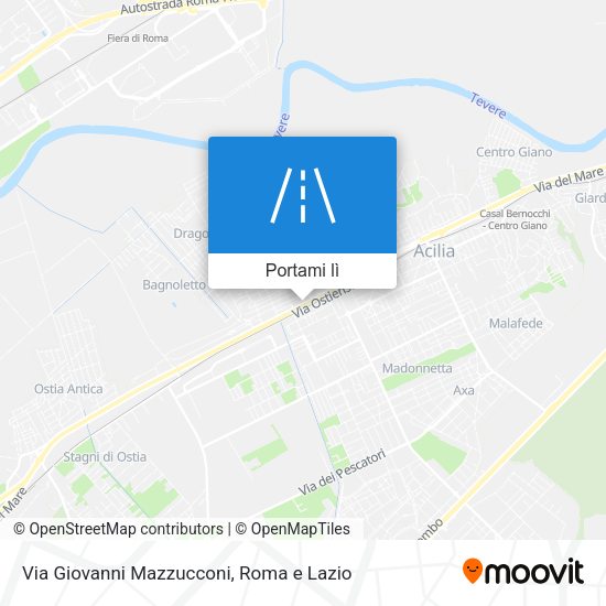 Mappa Via Giovanni Mazzucconi