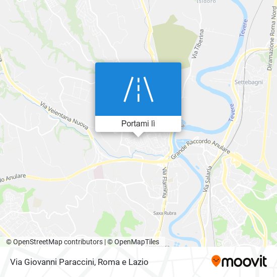 Mappa Via Giovanni Paraccini