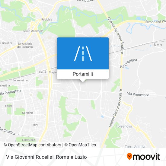 Mappa Via Giovanni Rucellai