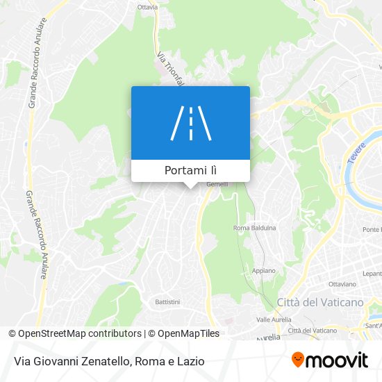 Mappa Via Giovanni Zenatello