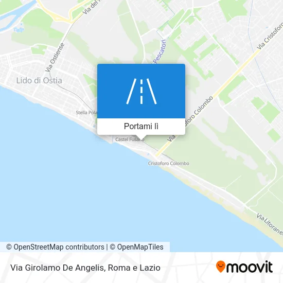 Mappa Via Girolamo De Angelis