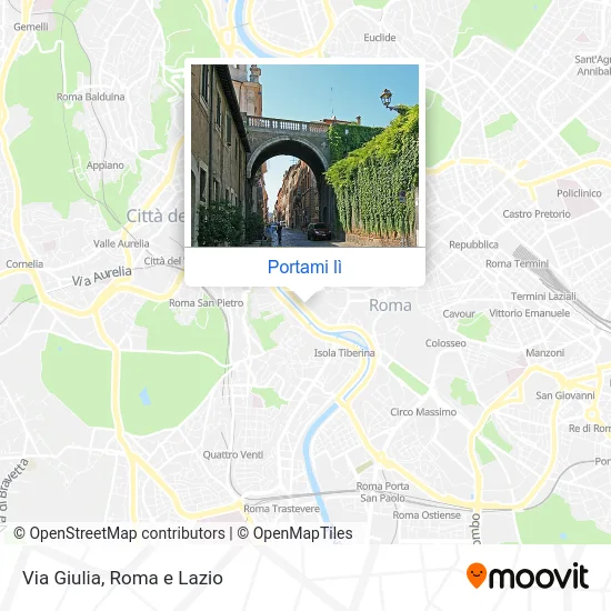 Mappa Via Giulia