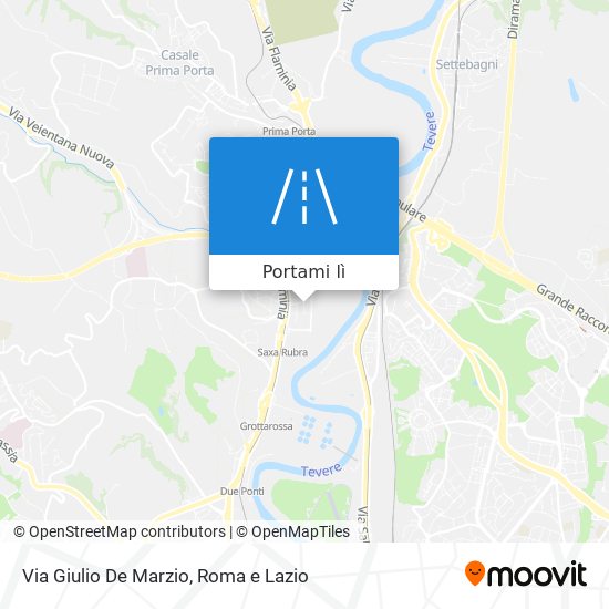Mappa Via Giulio De Marzio
