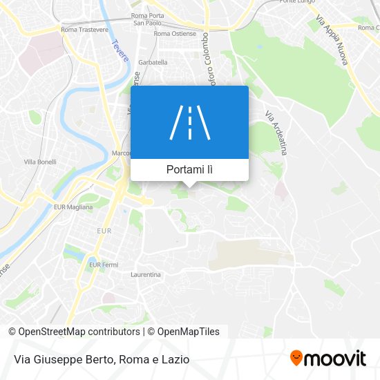 Mappa Via Giuseppe Berto