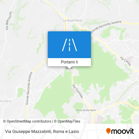 Mappa Via Giuseppe Mazzatinti