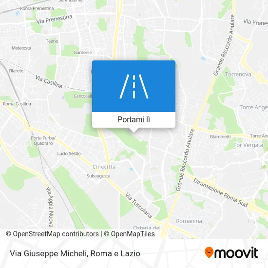 Mappa Via Giuseppe Micheli