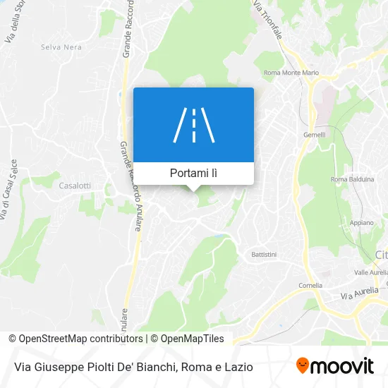 Mappa Via Giuseppe Piolti De' Bianchi