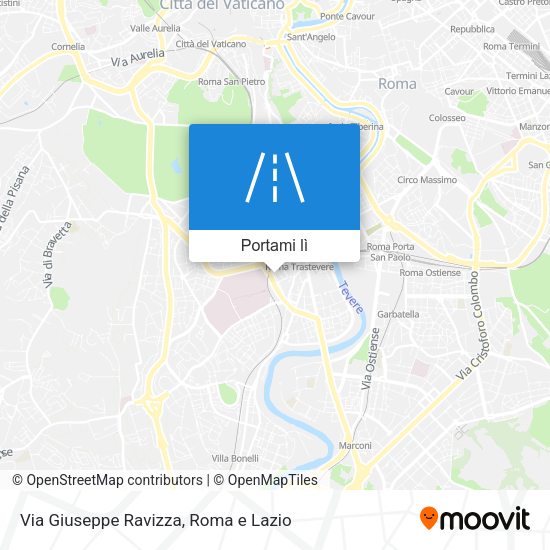 Mappa Via Giuseppe Ravizza