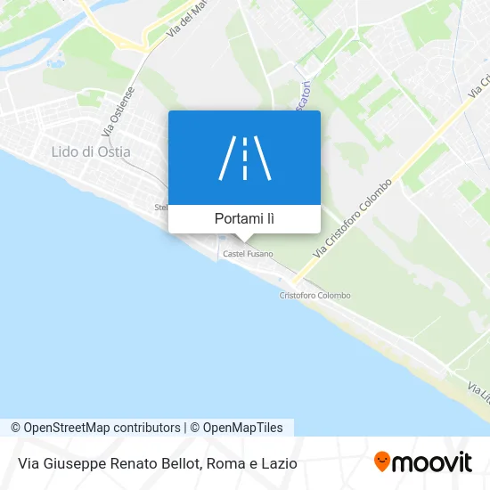 Mappa Via Giuseppe Renato Bellot