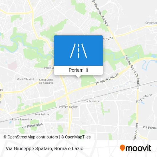 Mappa Via Giuseppe Spataro