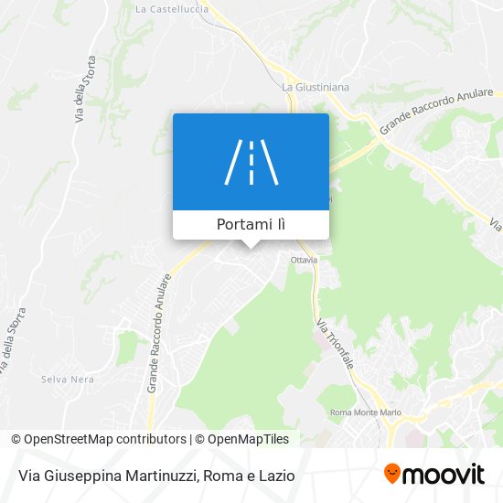 Mappa Via Giuseppina Martinuzzi