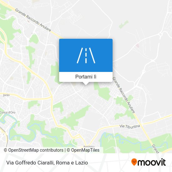Mappa Via Goffredo Ciaralli