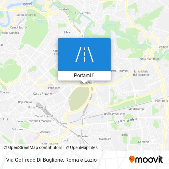 Mappa Via Goffredo Di Buglione