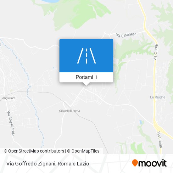 Mappa Via Goffredo Zignani