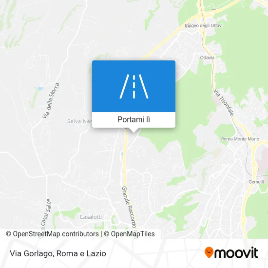 Mappa Via Gorlago