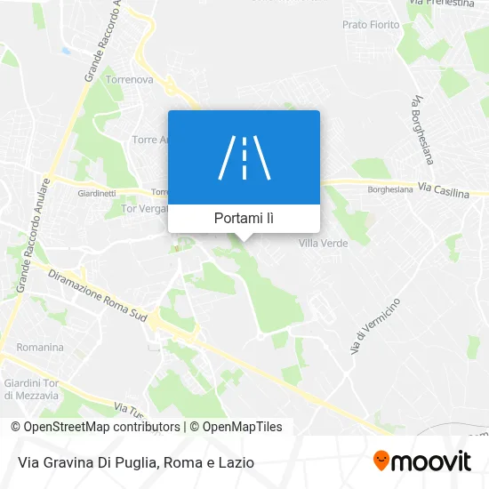 Mappa Via Gravina Di Puglia
