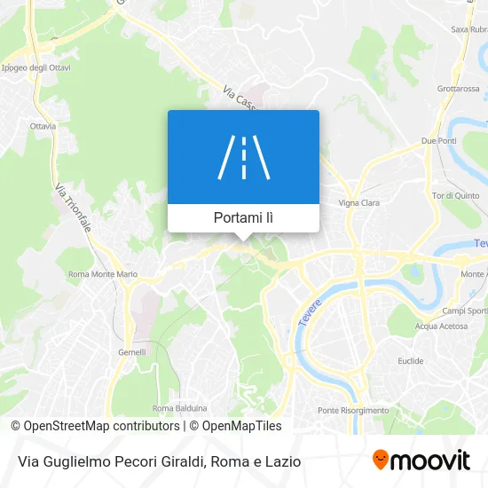 Mappa Via Guglielmo Pecori Giraldi