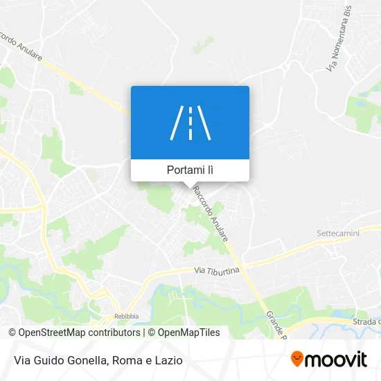 Mappa Via Guido Gonella