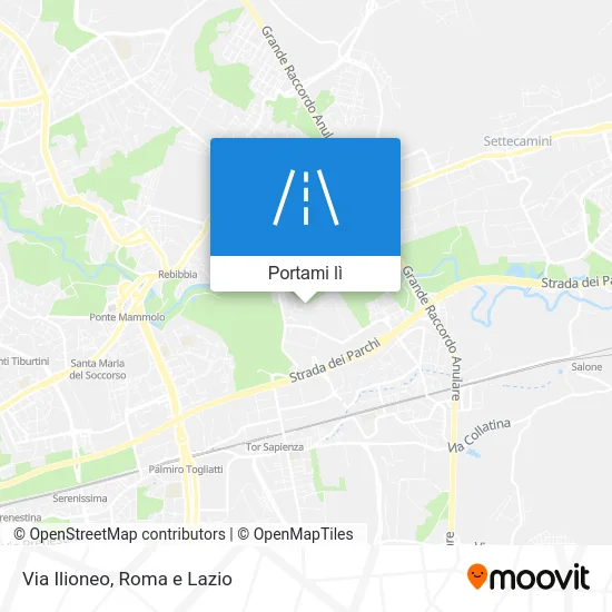 Mappa Via Ilioneo